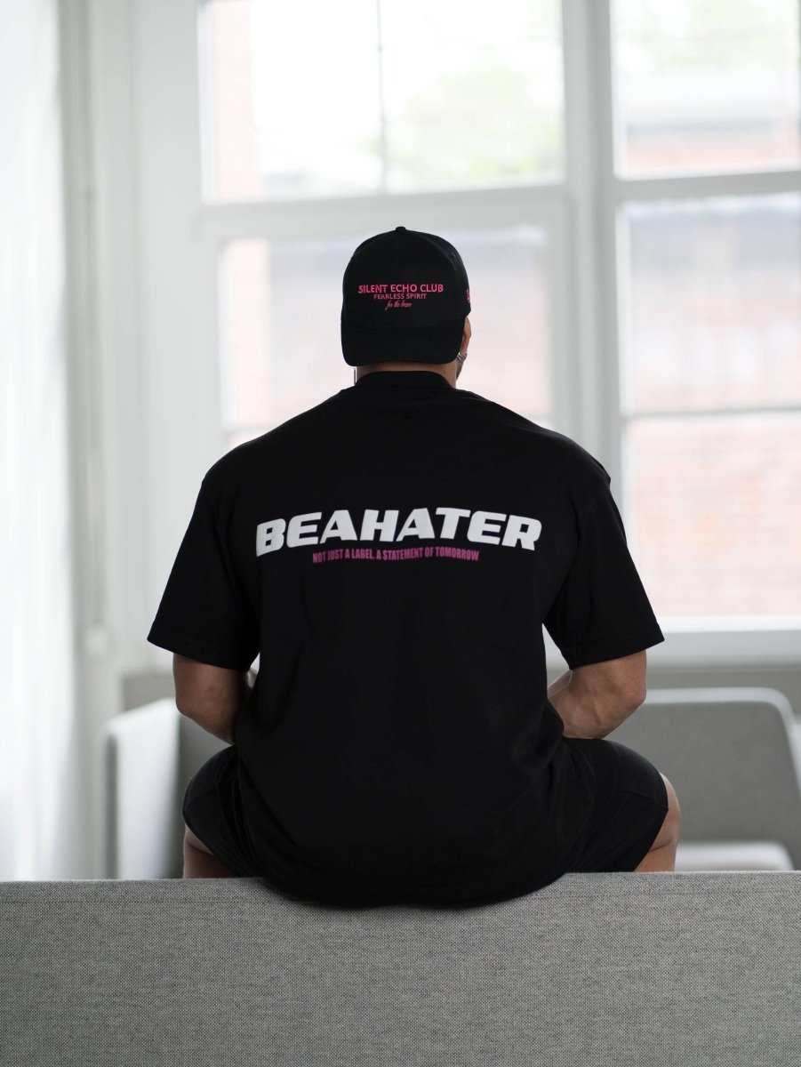 Statement T-Shirt Black - BEAHATER Clothing